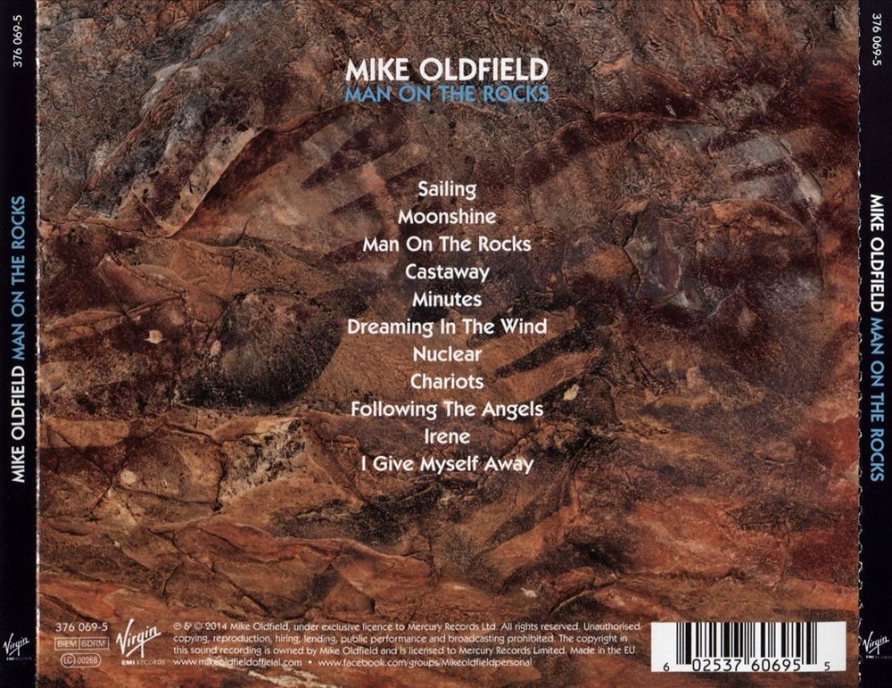 Mike Oldfield Man On The Rocks New Cd