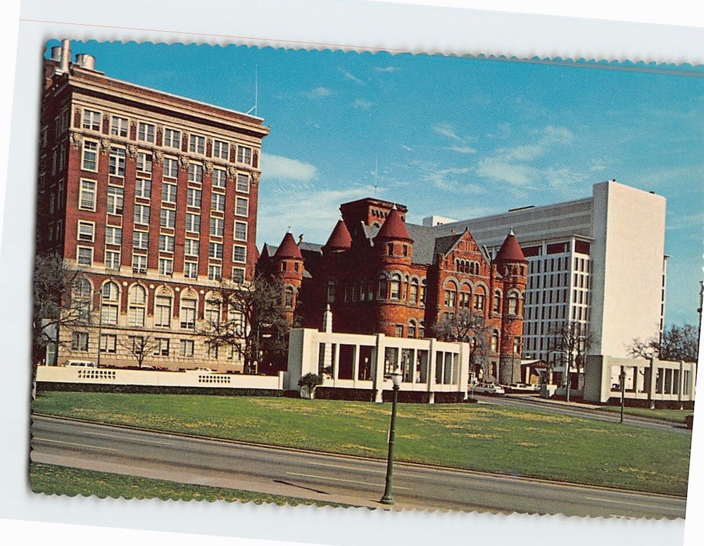 Postcard Courthouse Complex Dallas Texas USA