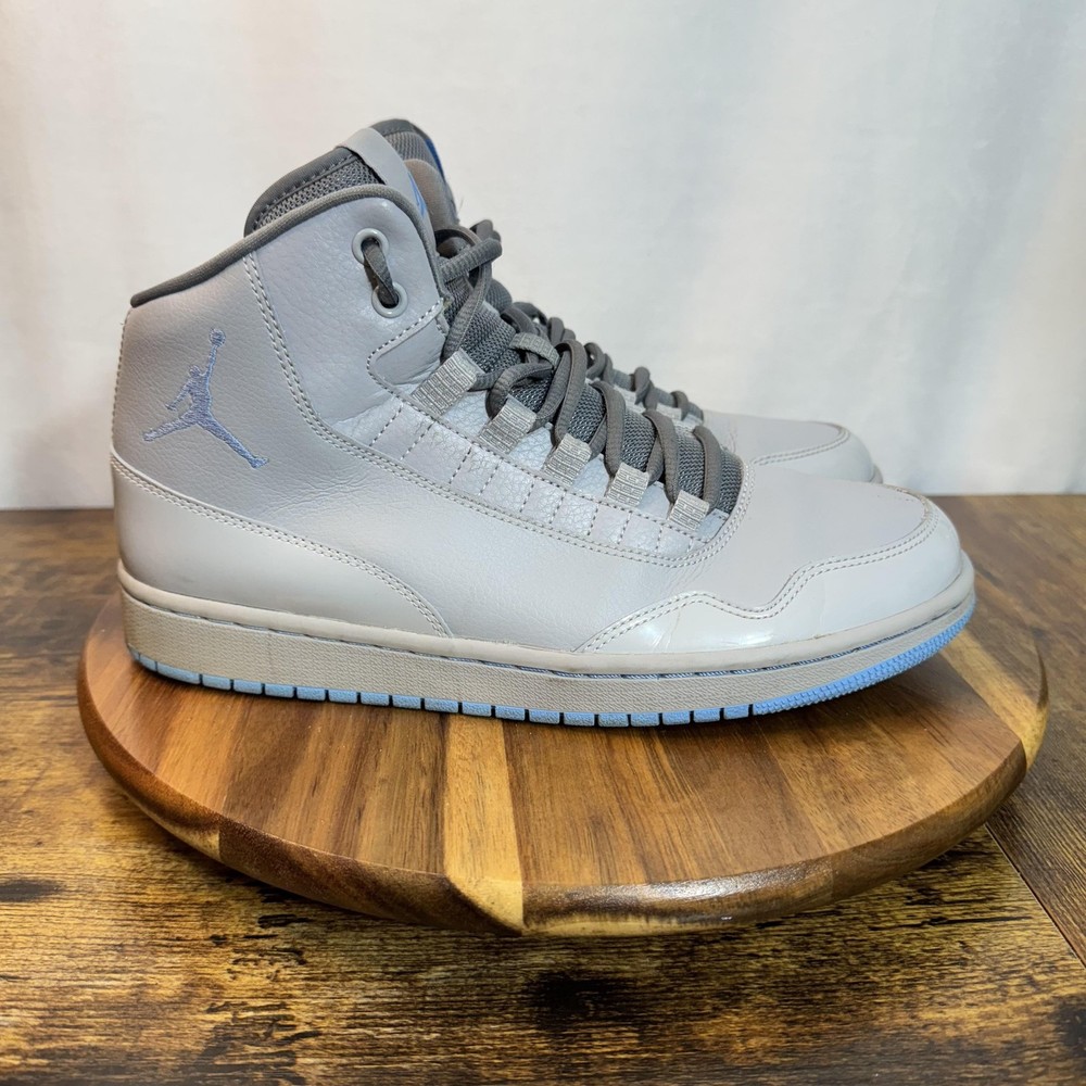 Jordan Executive Shoes Mens Size 8.5 Gray Blue High Top Basketball 820270-007