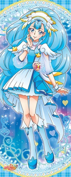 Ensky Healing Healin' Good Precure Pretty Cure Cure Ange Life Size Tapestry USED
