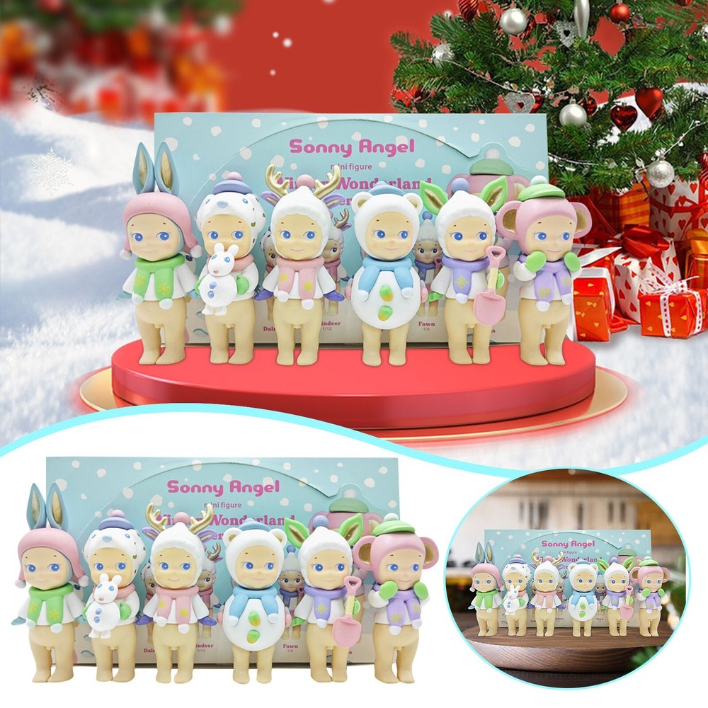 6PCS Sonny Angel Winter Wonderland Mini Figure Doll Blind Box