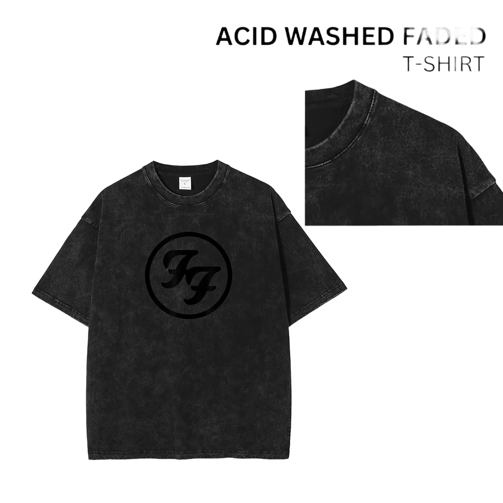 [ACID WASHED FADED] 90s Vintage Feel - Rock Band T-Shirt Unisex New 102091