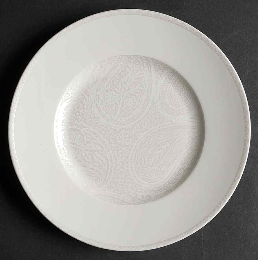 Kay Unger PAISLEY SHIMMER PLATINUM Salad Plate 7477572