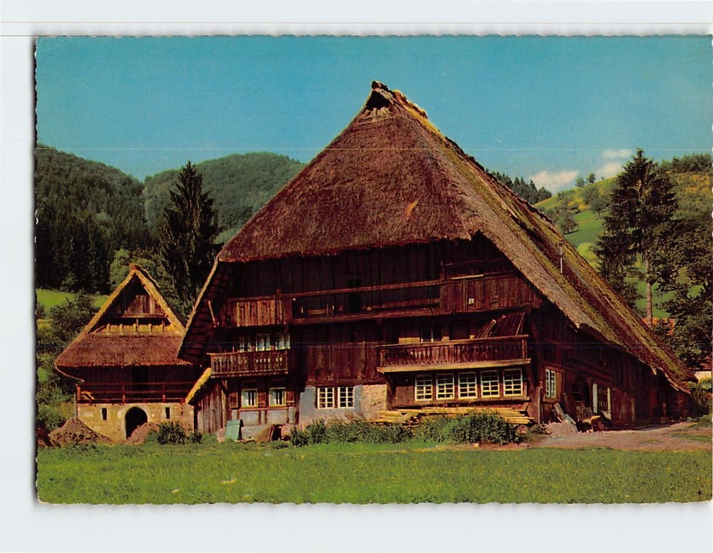 Postcard Black Forest House (Schwarzwaldhaus) Germany