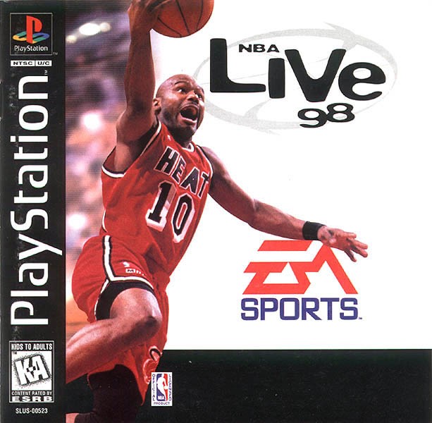 NBA Live 98 For PlayStation 1 PS1 Basketball Very Good 0E