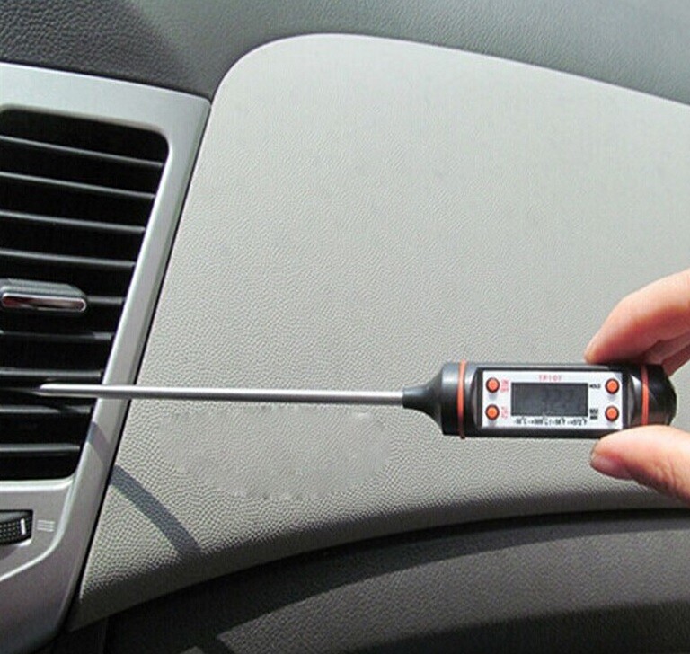 Professional HVAC Digital Thermometer for Car and Home AC Testing-image