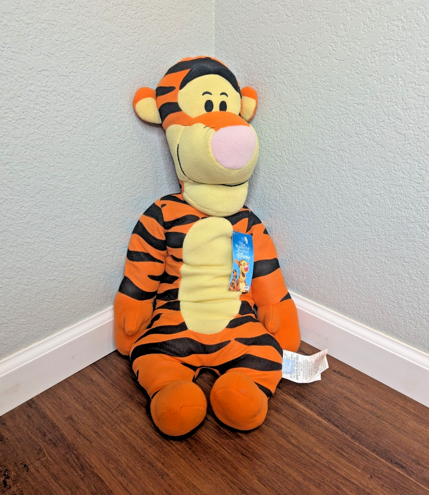 Disney Tigger Plush Pillow Pet 27-Inch Winnie the Pooh Cuddle Stuffed Toy