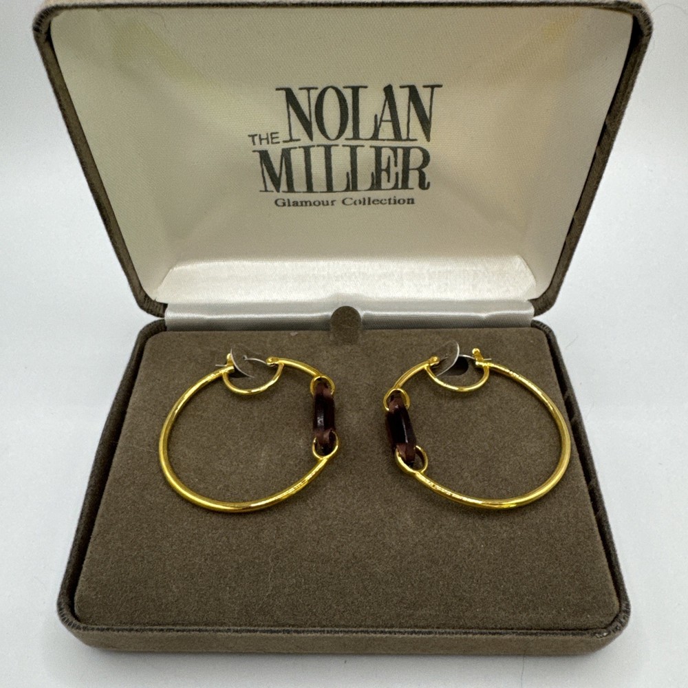 Nolan Miller Glamour Collection Earrings Hoops