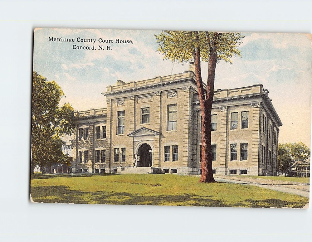Postcard Merrimack County Court House Concord USA