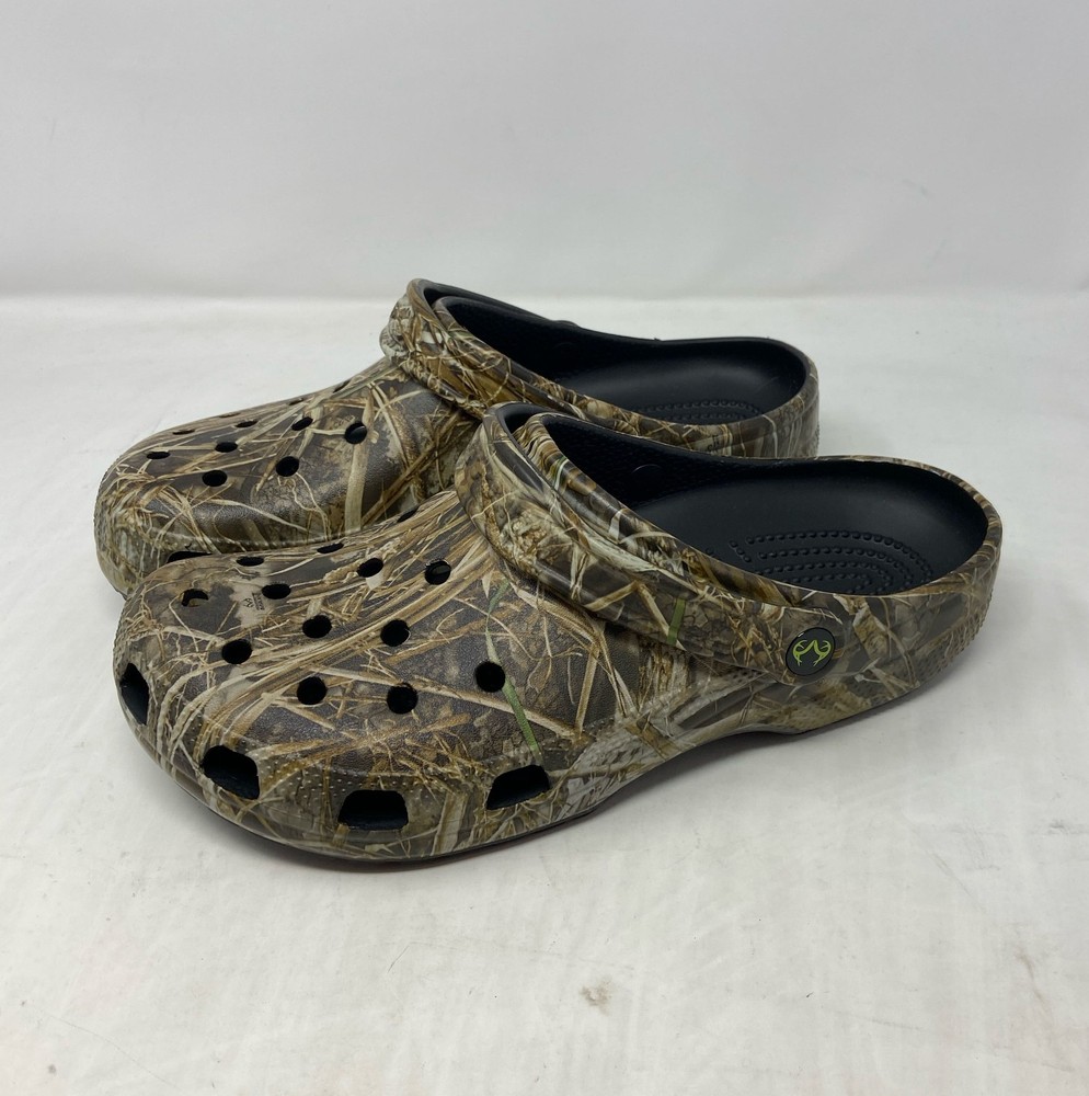 Crocs Classic Realtree MAX-7 Camo Clog - Men’s 10 / Women’s 12