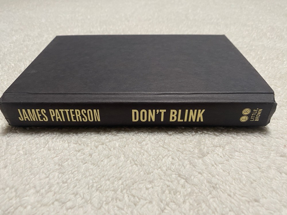 Don’t Blink James Patterson Howard Roughan HC Hardcover No DJ