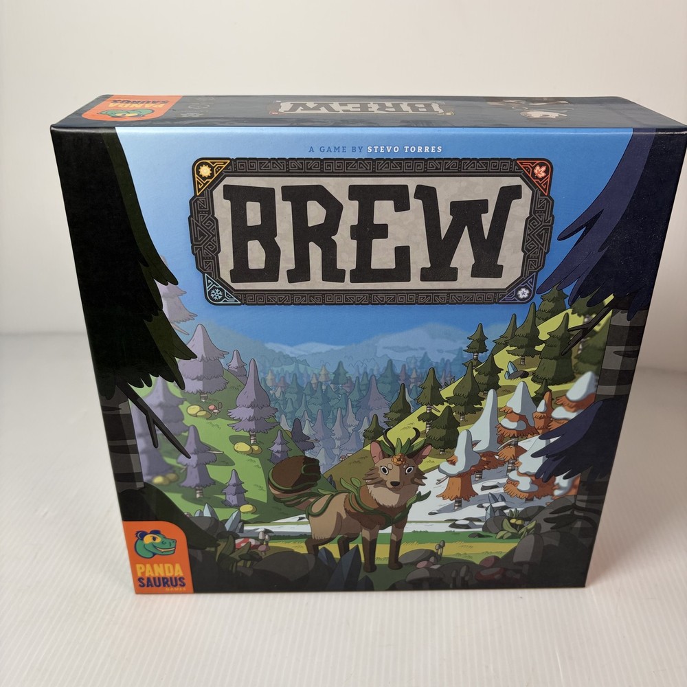 Brew Board Game by Pandasaurus Games - Fantasy Woodland Dice & Worker Placement