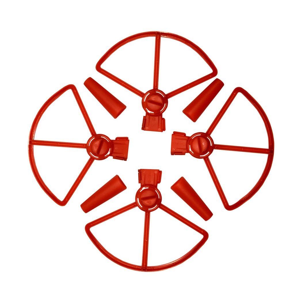 Red Propeller Guards+Landing Legs Gear Stabilizers Bumpers  For DJI Spark Drone;
