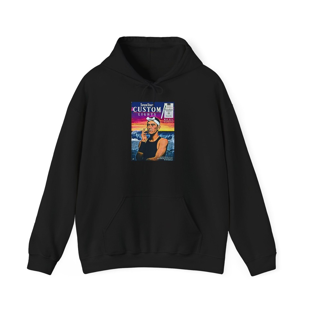 Seven Stars Custom Lights Graphic Print LS Unisex Heavy Blend™ Hooded Sweatshirt