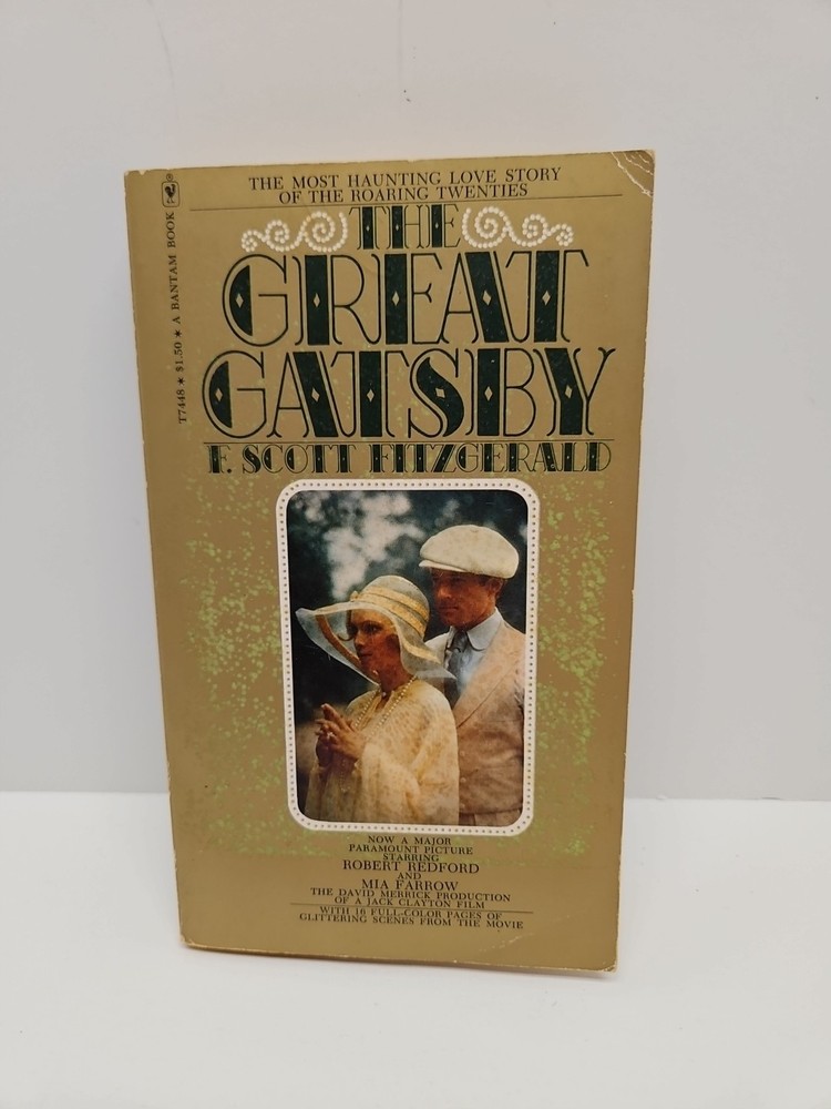 The Great Gatsby F. Scott Fitzgerald Movie Tie-In 1974 Vintage Paperback