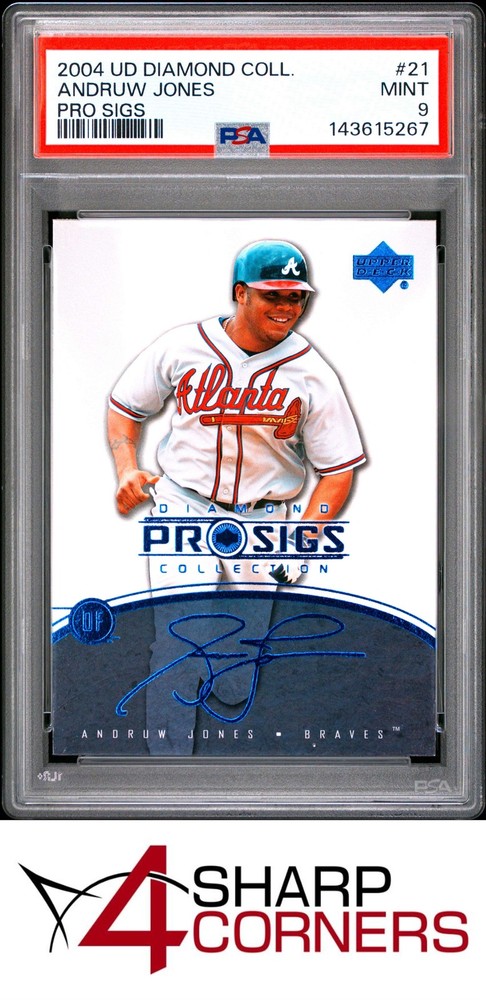 2004 Upper Deck Diamond Collection Pro Sigs #21 Andruw Jones Hof Pop 1 Psa 9Over 20 years of trusted service on eBay. Shop today!