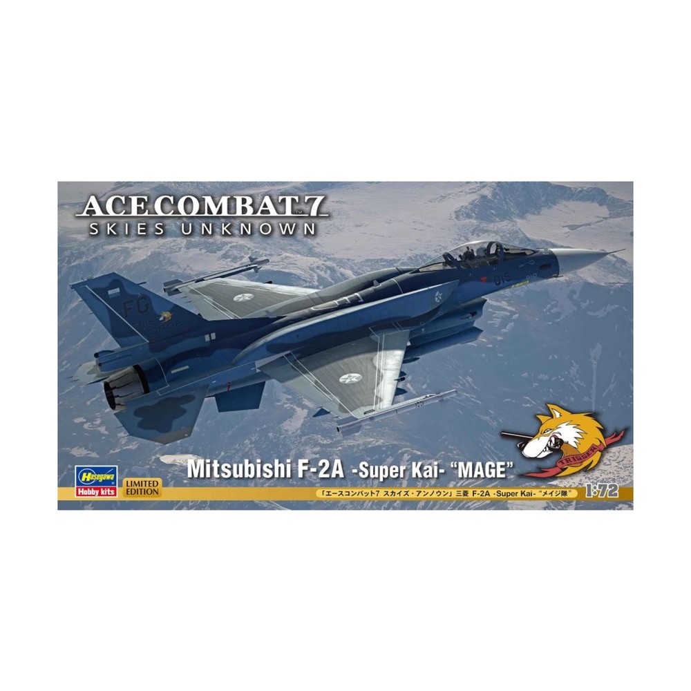 Hasegawa Ace Combat Model 1:72 Mitsubishi F2A Super Kai Mage Fighter New-image