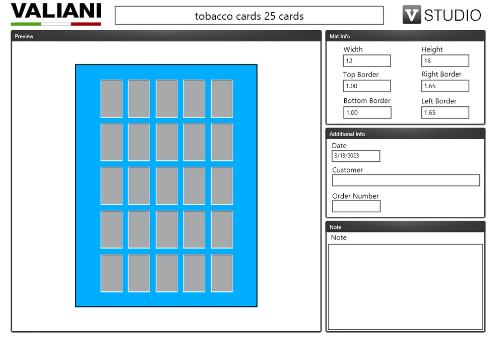 Picture Framing Mat 12x16 for 25 tobacco trading cards