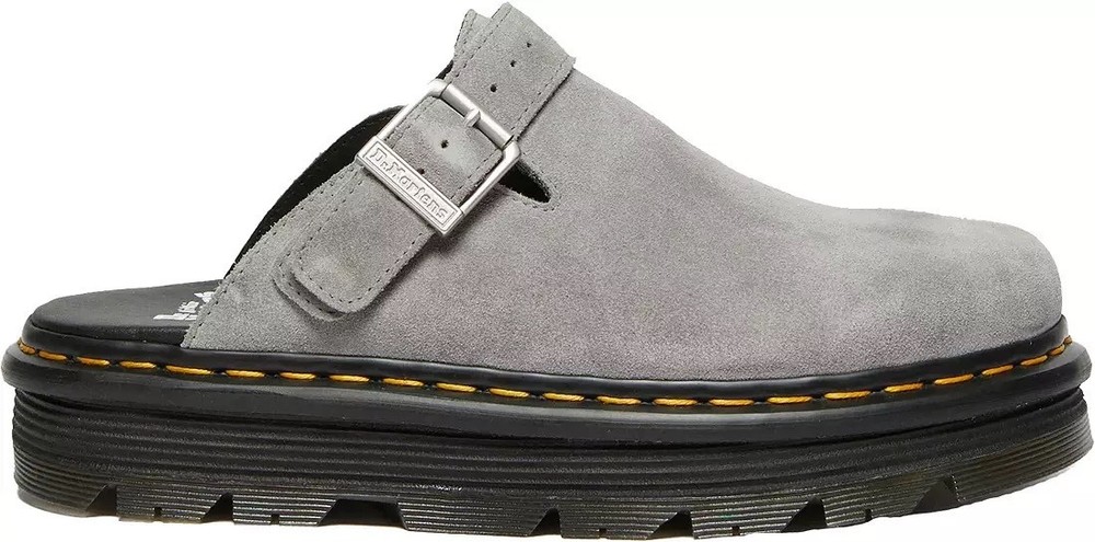Dr. Martens Zebzag Mule Mens Suede Shoes Size 10 Grey Gray Black 31937775