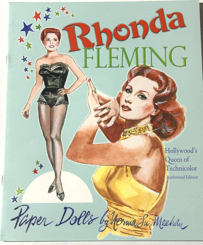 Paper Doll Book UNUSED - Rhonda Fleming 2009