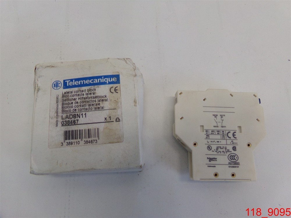 Telemecanique Lateral Contact Block Lad8N11 Lad 8N11