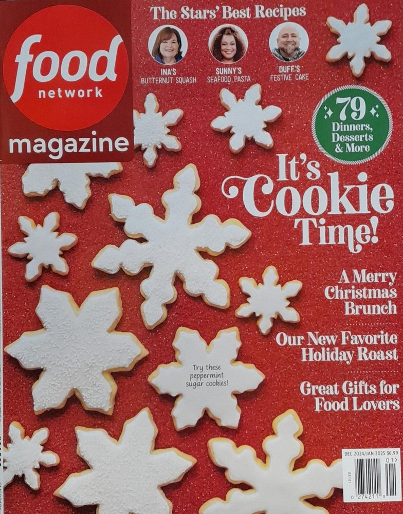 Food Network Magazine December 2024 January 2025