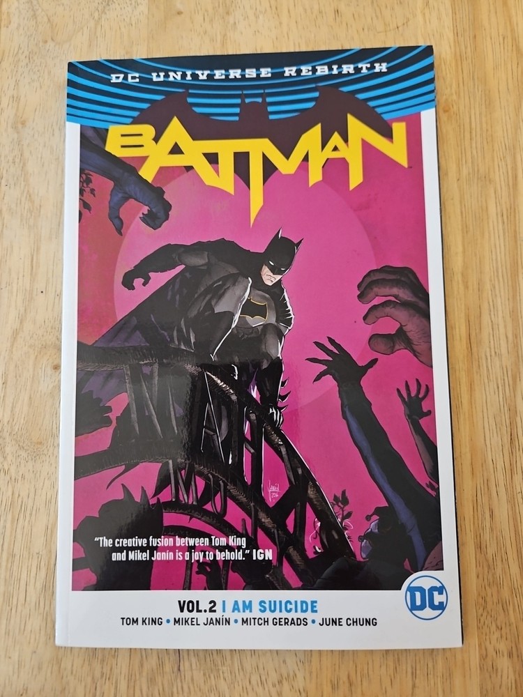 Batman Vol. 2 I Am Suicide Book Dc Universe Rebirth Graphic Novel