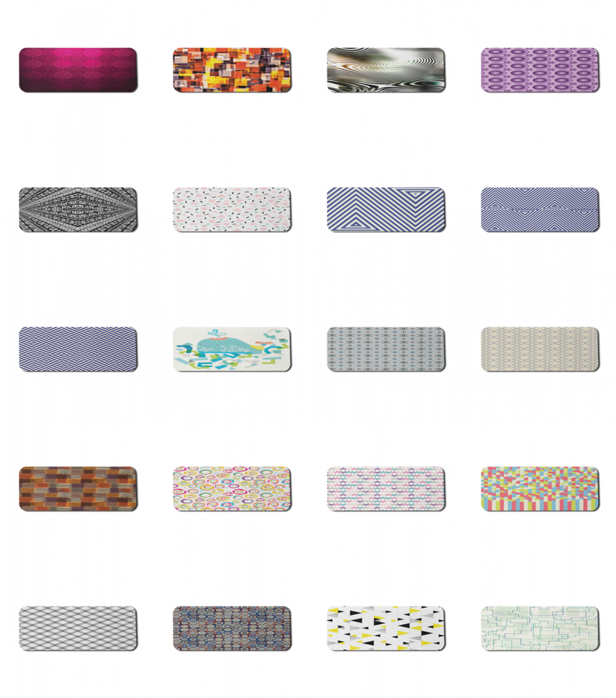 Ambesonne Geometric Motifs Rectangle Non-Slip Mousepad, 31