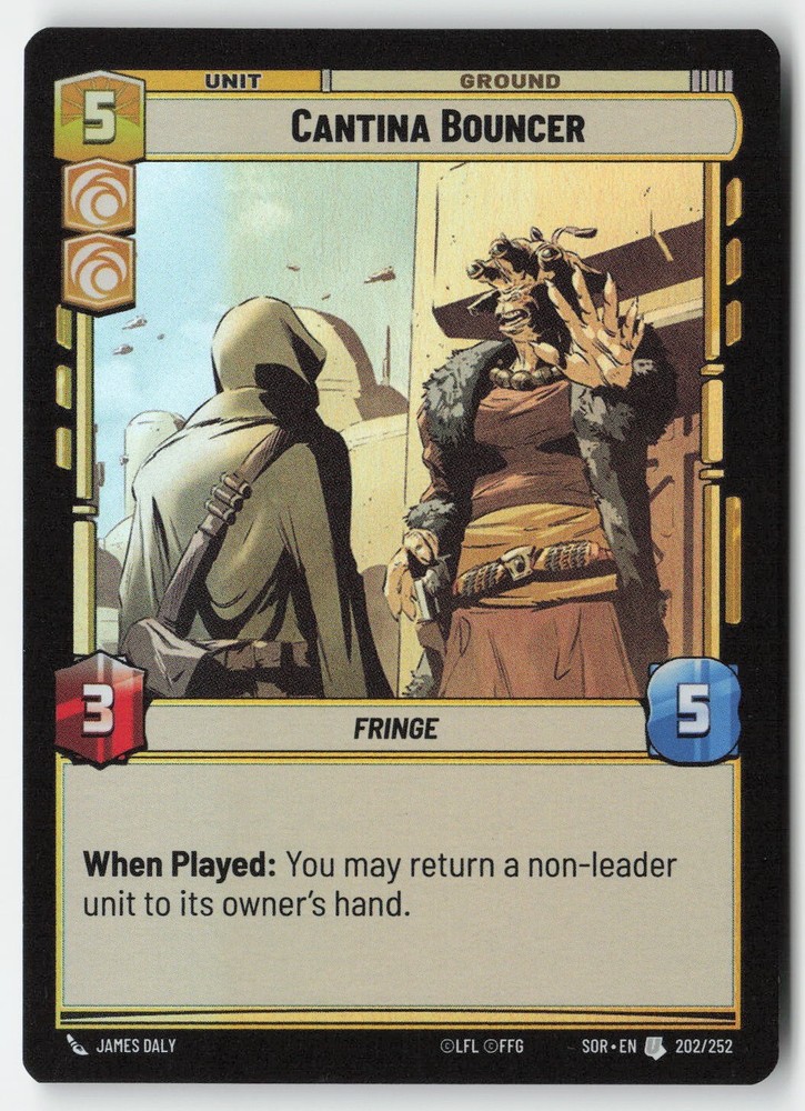 SWU - Cantina Bouncer SOR 202 Standard Foil