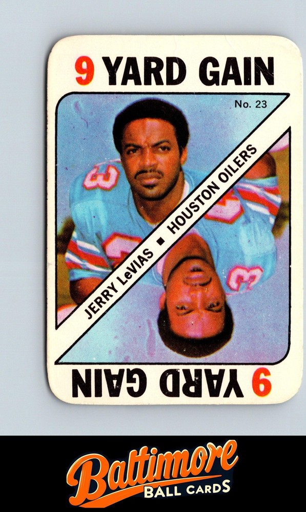 1971 Topps #23 Jerry LeVias Game Inserts