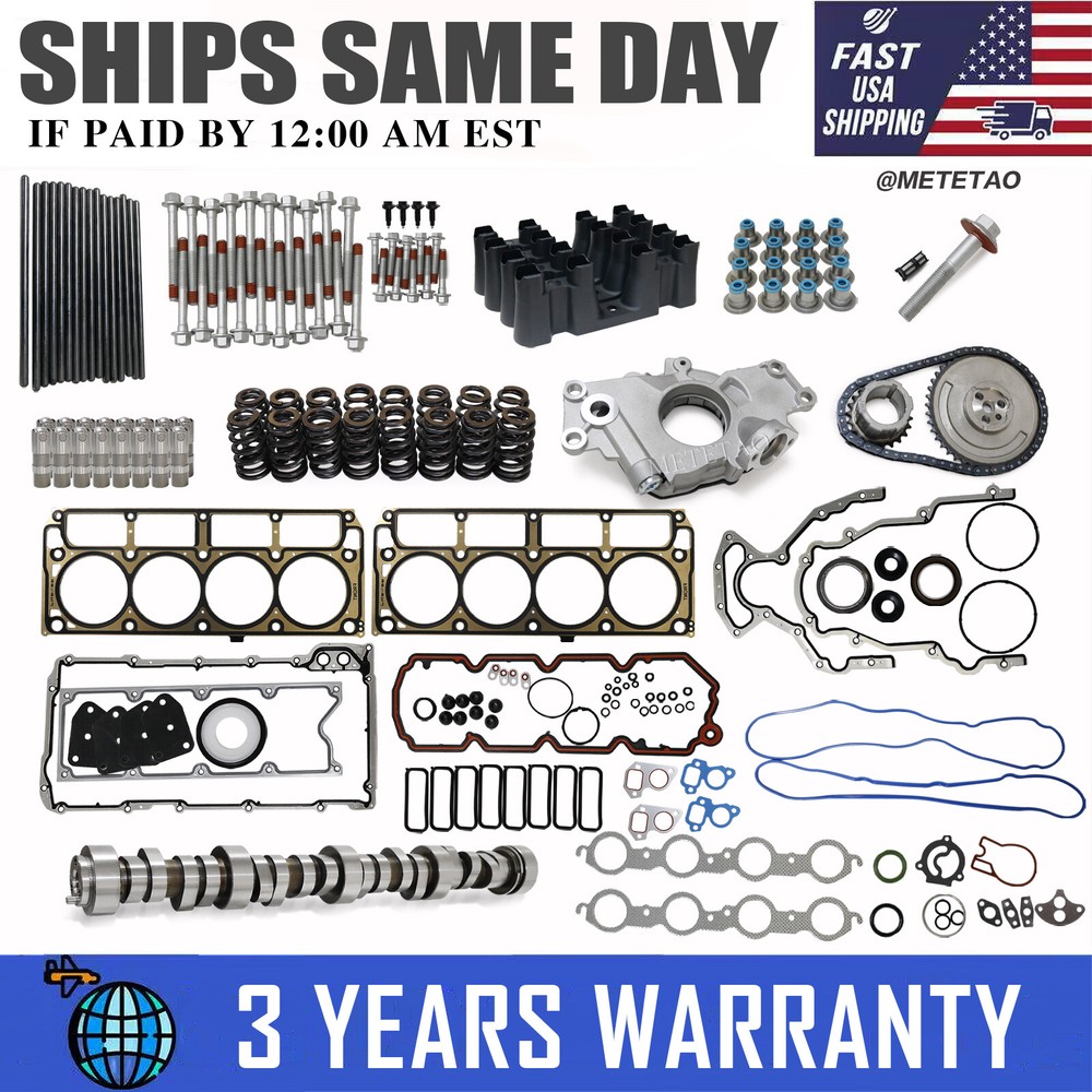 Stage 2 Cam Lifters Gasket Kit For 99-06 Chevy Silverado 1500 5.3L E1840P M295