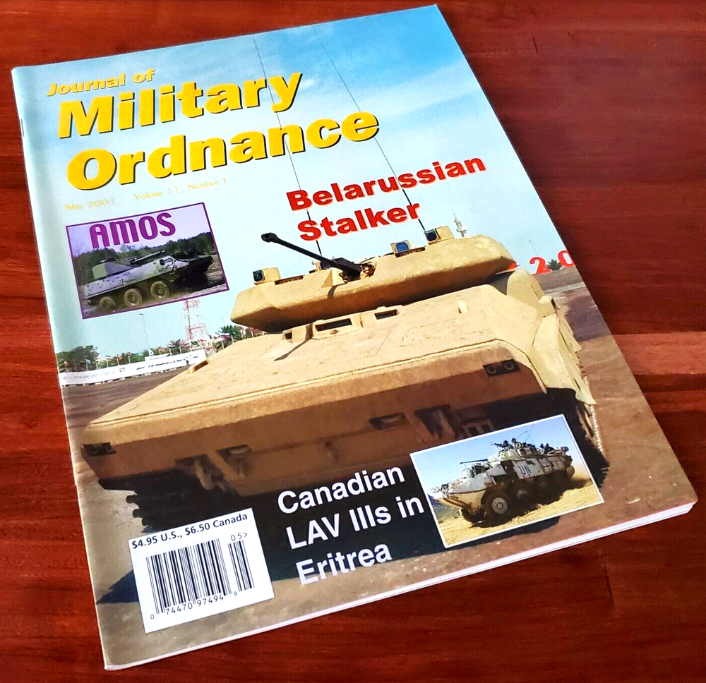 JOURNAL MILITARY ORDANCE MAY 2001 VOL. 11 NO. 3 MAGAZINE FREE SHIPPING