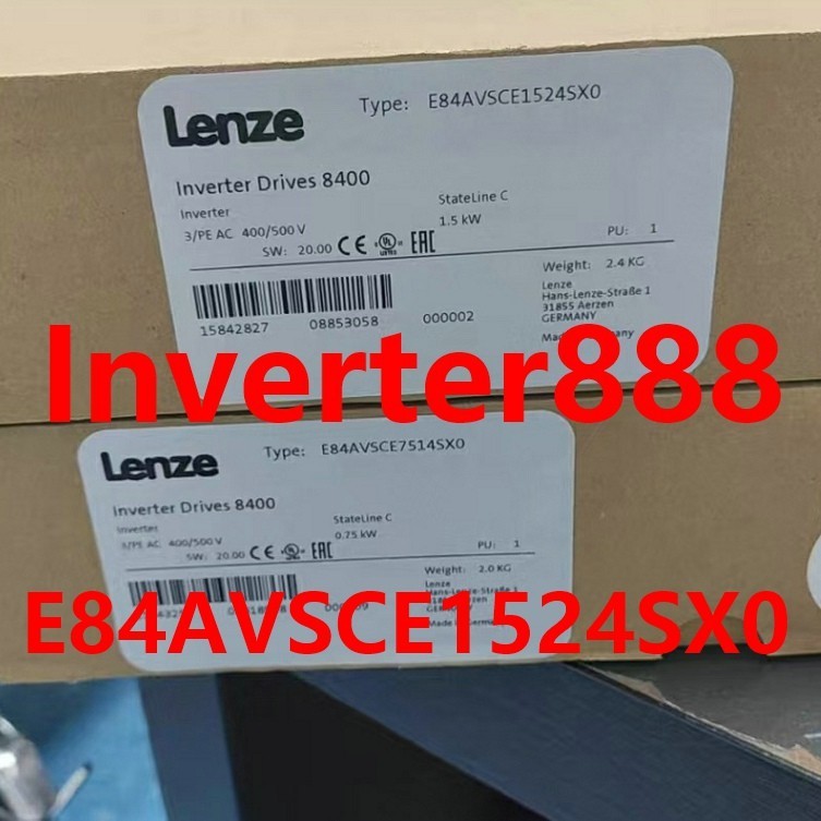 1PCS New LENZE inverter E84AVSCE1524SX0