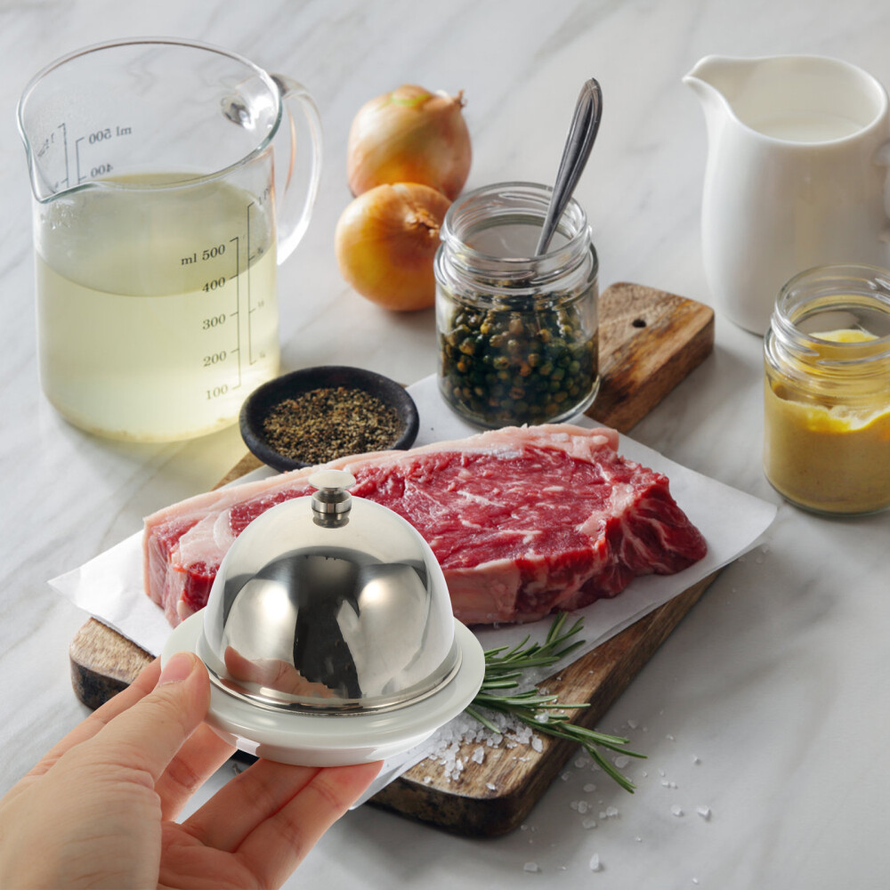 Round Butter Dish Serving Fine Workmanship
