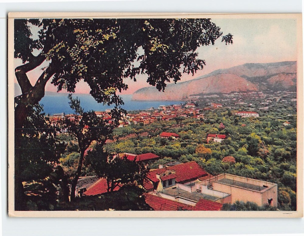 Postcard Panorama Sorrento Italy