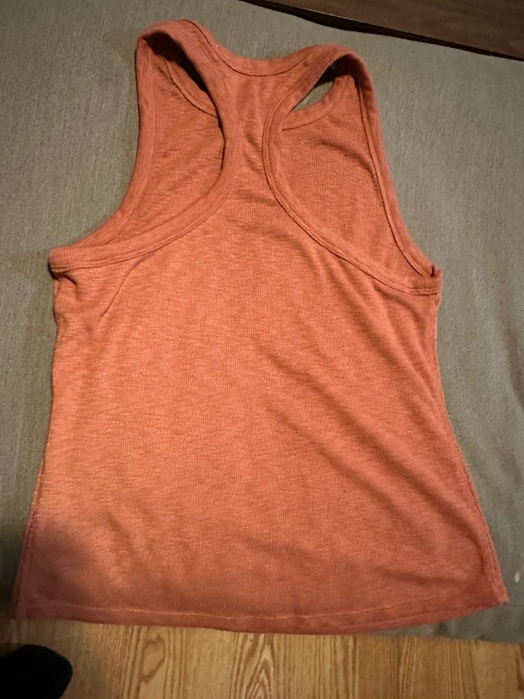 Vuori Women’s Brown Sunrise High Neck Tank Top VW1012 Sz S
