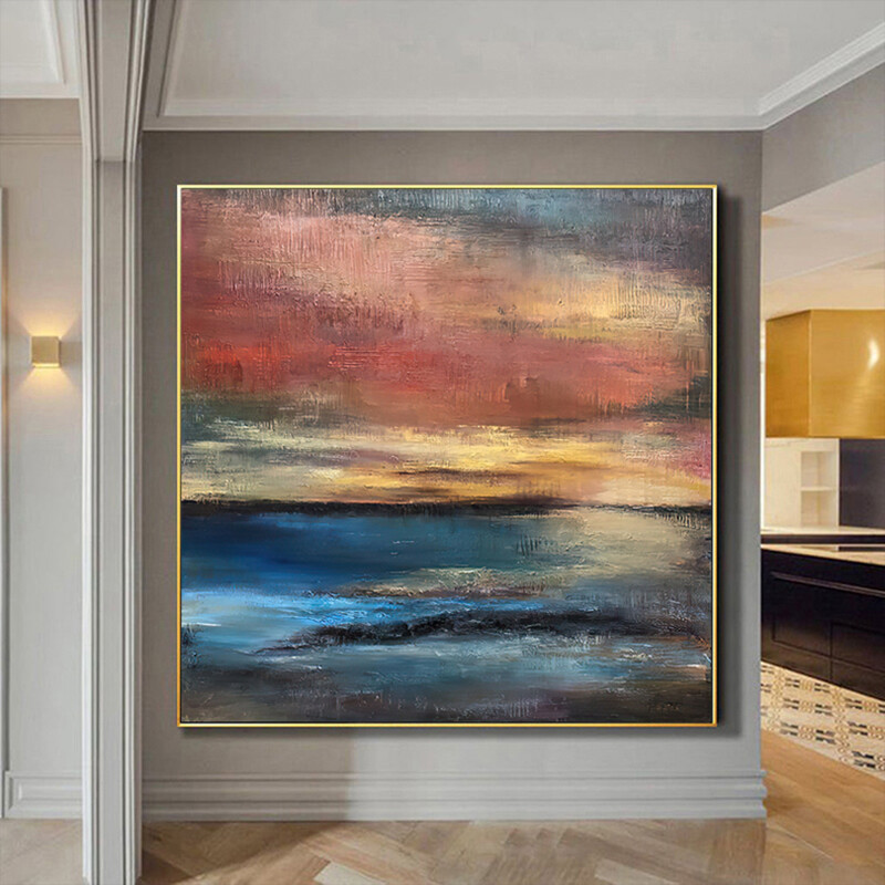 Wall Art Abstract Oil Painting Handmade Modern Paintings On Canvas Home Decor