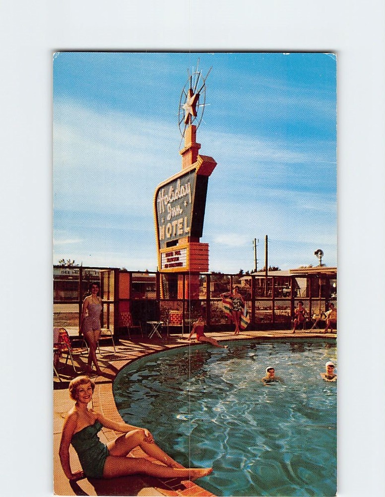 Postcard Holiday Inn Motel Amarillo Texas USA