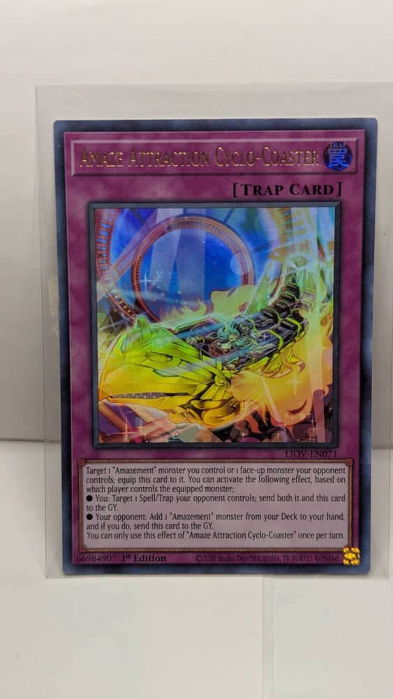 Yu-Gi-Oh Amaze Attraction Cyclo-Coaster LIOV-EN071 Ultra Rare 1st Edition Near Mint