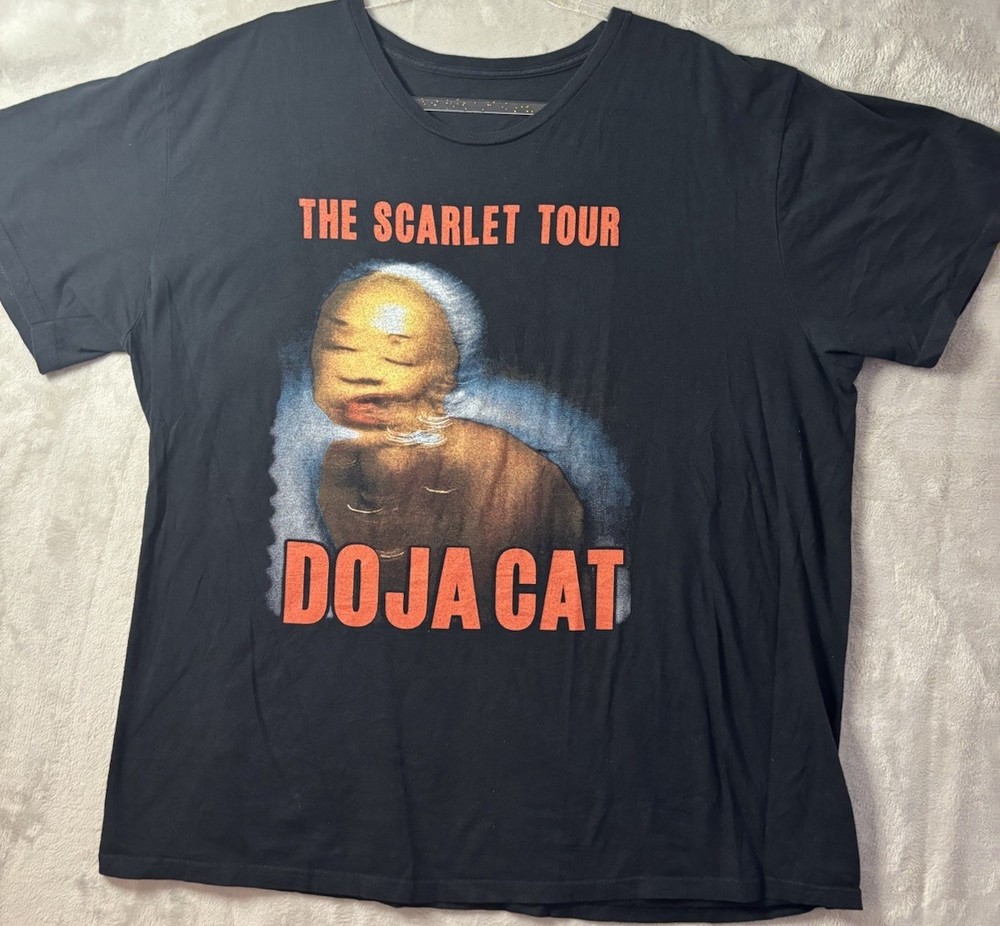 Doja Cat Scarlet Tour 2023 Concert T-Shirt 2XL Ice Spice Doechee  Rap Merch