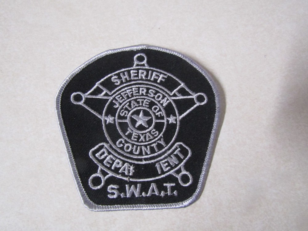 PATCH LAW ENFORCEMENT OLDER SHERIFF DEPARTMENT TEXAS COUNTY OF JEFFERSON DAMAGE