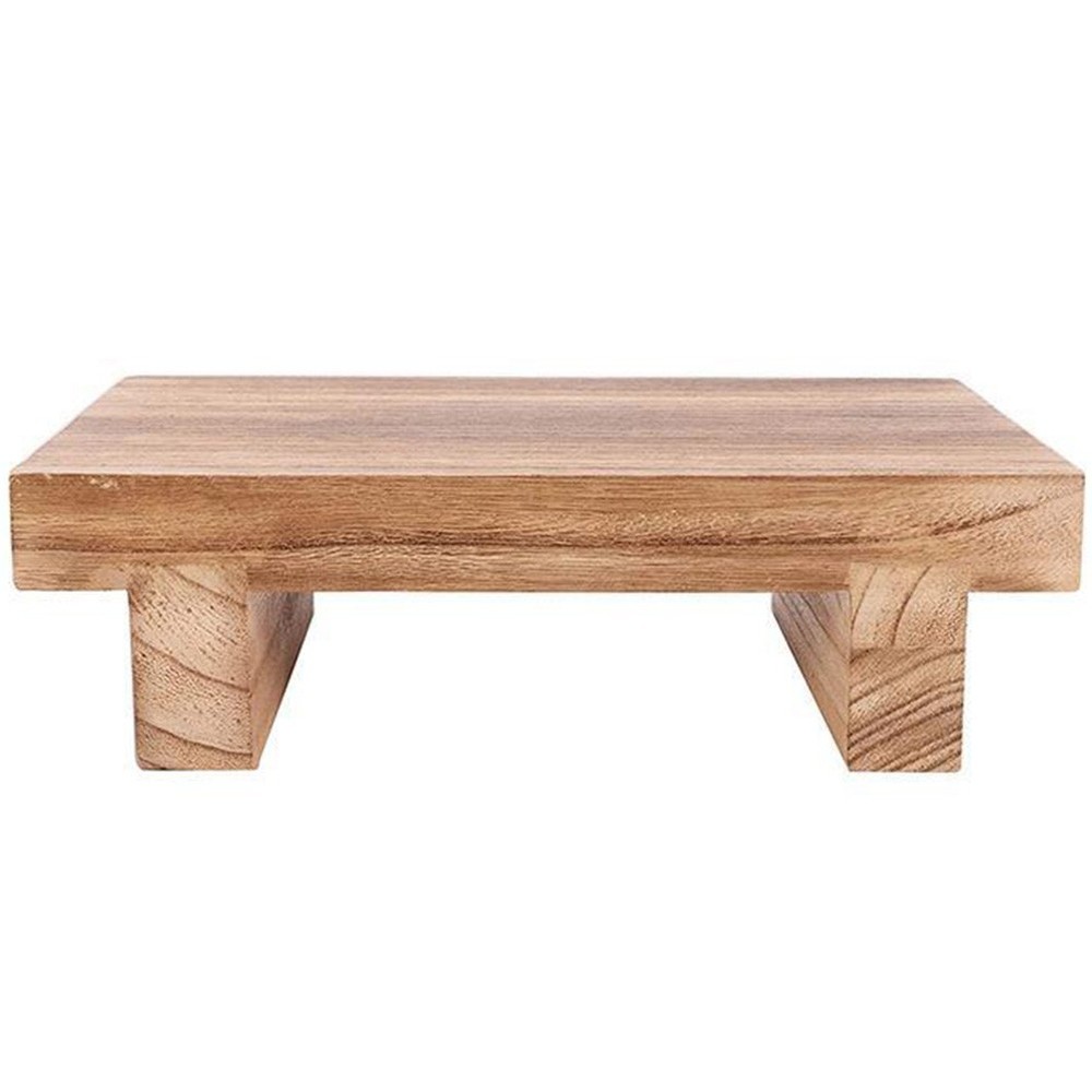 Wood Footstool Stepping Stool for Bedroom Bedside Home Office