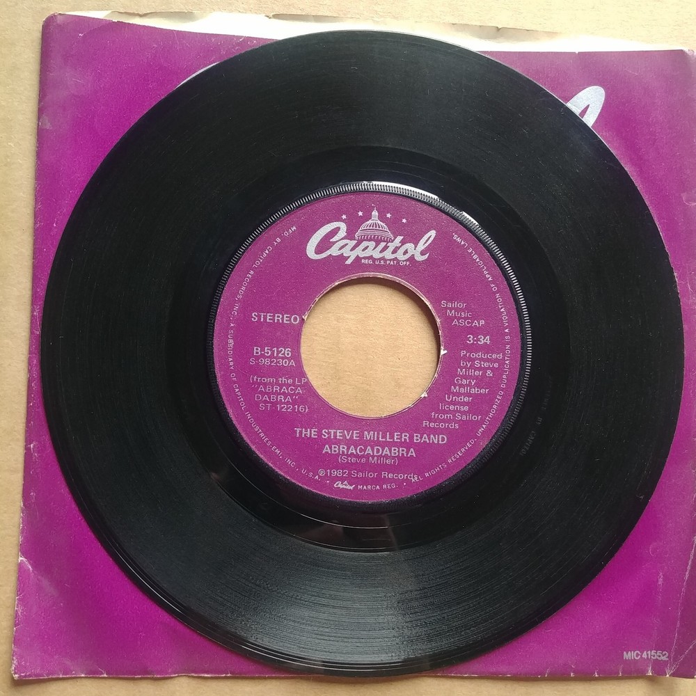 THE STEVE MILLER BAND Abracadabra 45 7