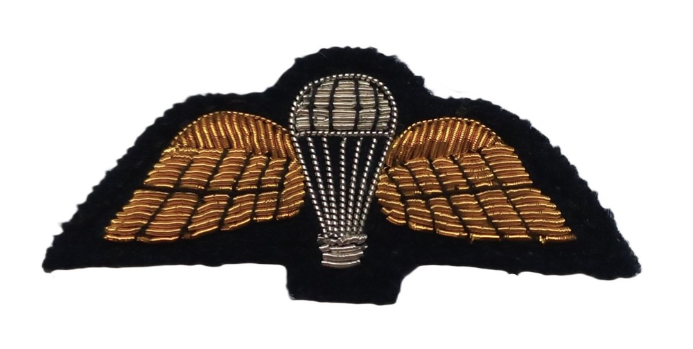 British Infantry Parachute Mess Kit Badge Hand Embroidered Arm Patch No1