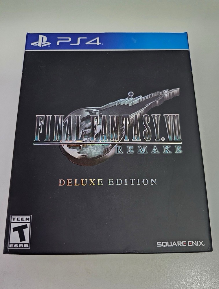 Final Fantasy VII Remake Deluxe Edition Playstation 4 PS4 Steelbook