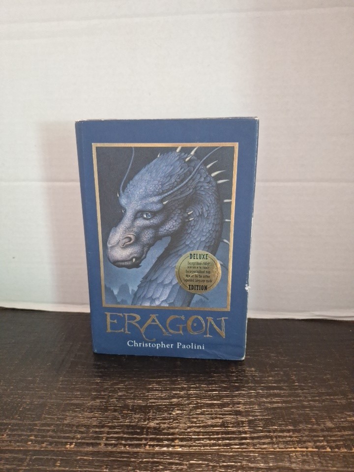 Eragon ~ Christopher Paolini Deluxe Edition 2003 hcdj VG map