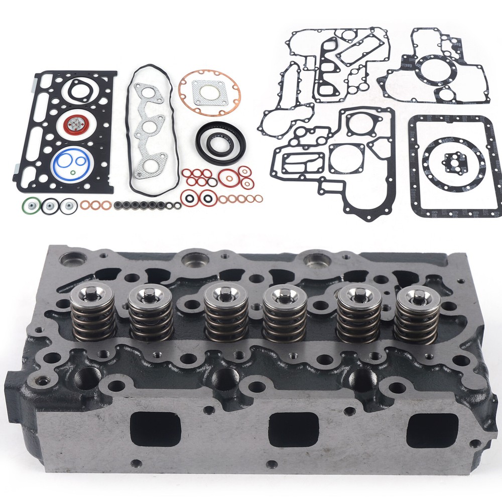 Kubota KX91-3 Excavator Cylinder Head & Full Gasket Set