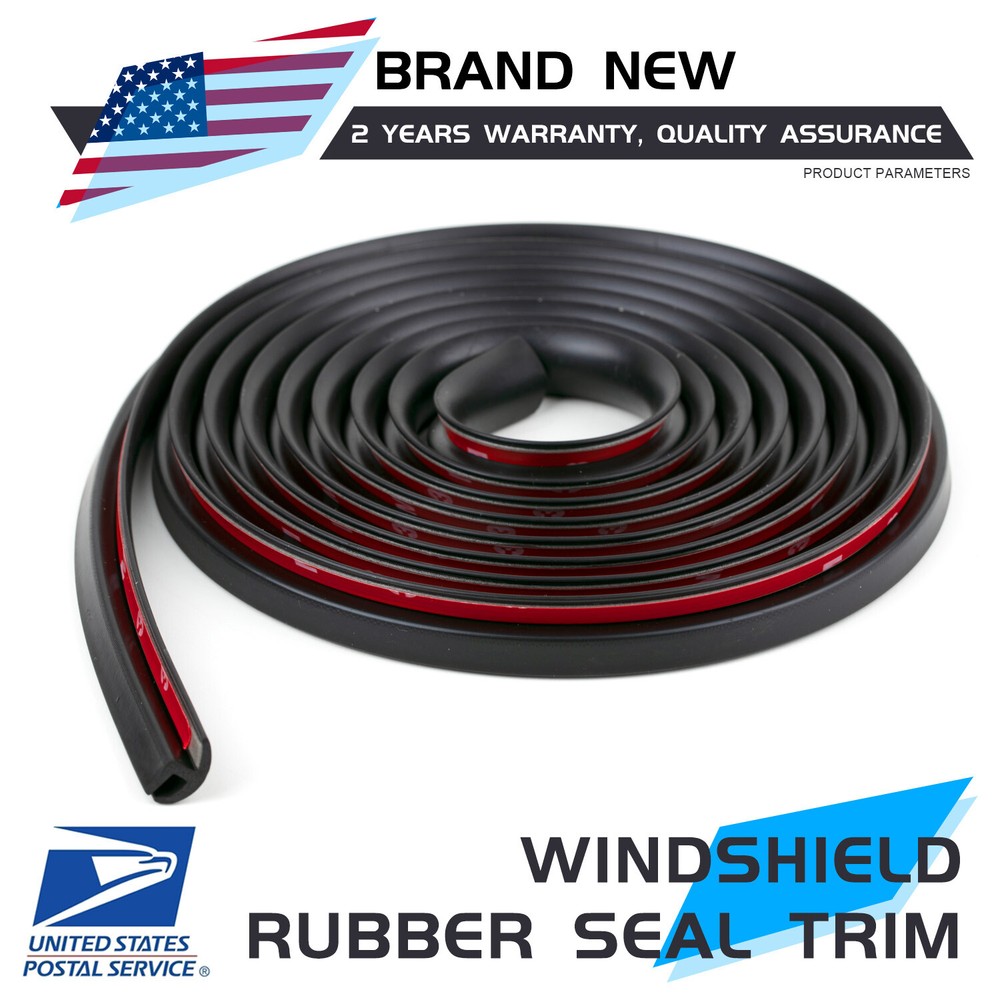 10Ft Car Accessories Front Windshield Panel Rubber Seal Strip Sealed Mould Trim