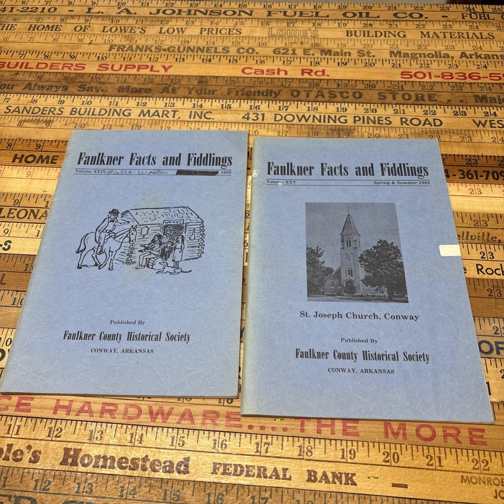 Faulkner Facts and Fiddlings Faulkner County Arkansas Historical Society Booklet