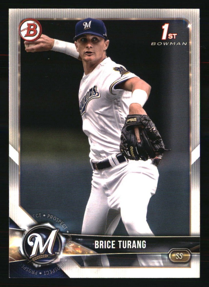 Brice Turang 2018 Bowman Draft #BD-11  Baseball Card